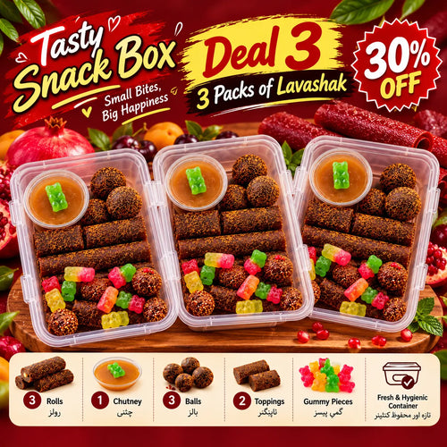 Deal 3 - 30% off on 3 Packs of Persian Lavashak - Eagle Cart